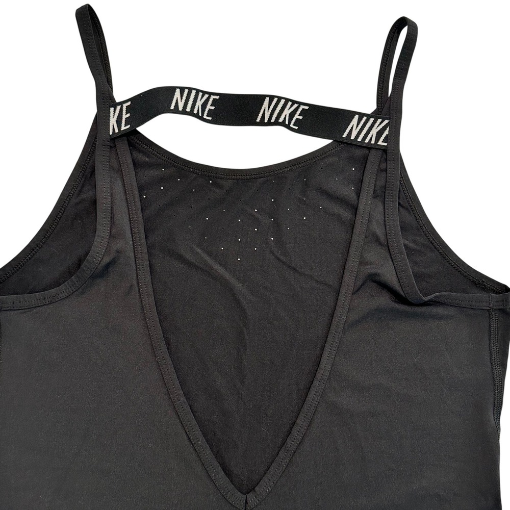 Nike Dri-FIT Women's Small Black V-Back Training‎ Tank Top Running 830379-010 - Picture 6 of 12